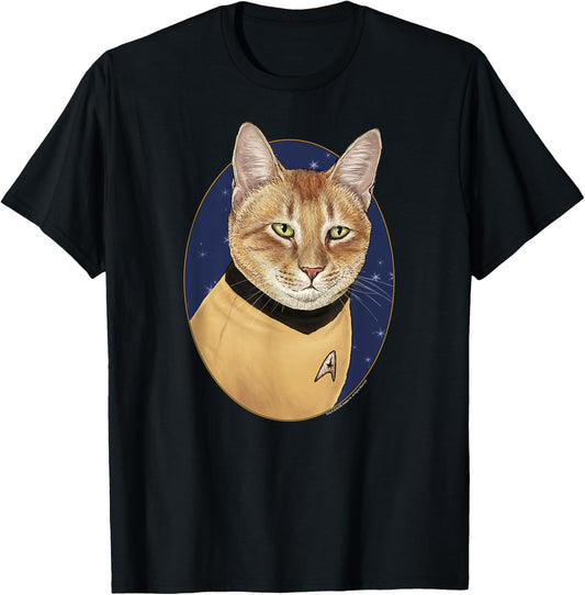 Star Trek Captain Cat Kirk T-Shirt