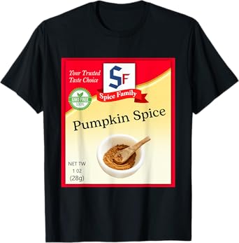 Pumpkin Spice Condiment Costume Holiday Spice Costumes T-Shirt