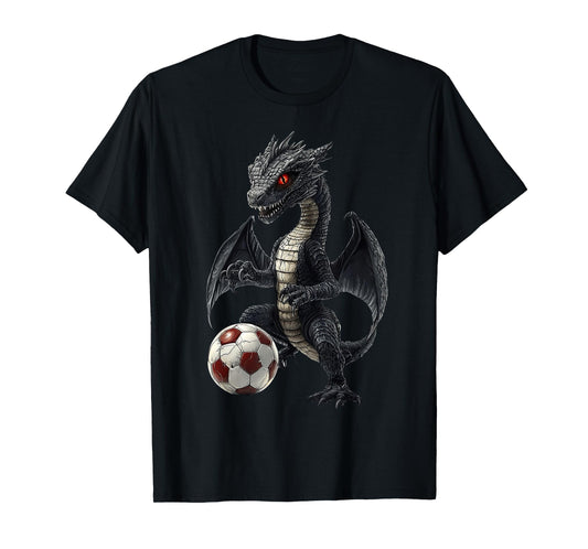 Dragon Playing Soccer T-Shirt