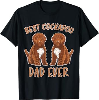 Best Cockapoo Dad Ever Dog Father Dad Cockapoo T-Shirt for Men