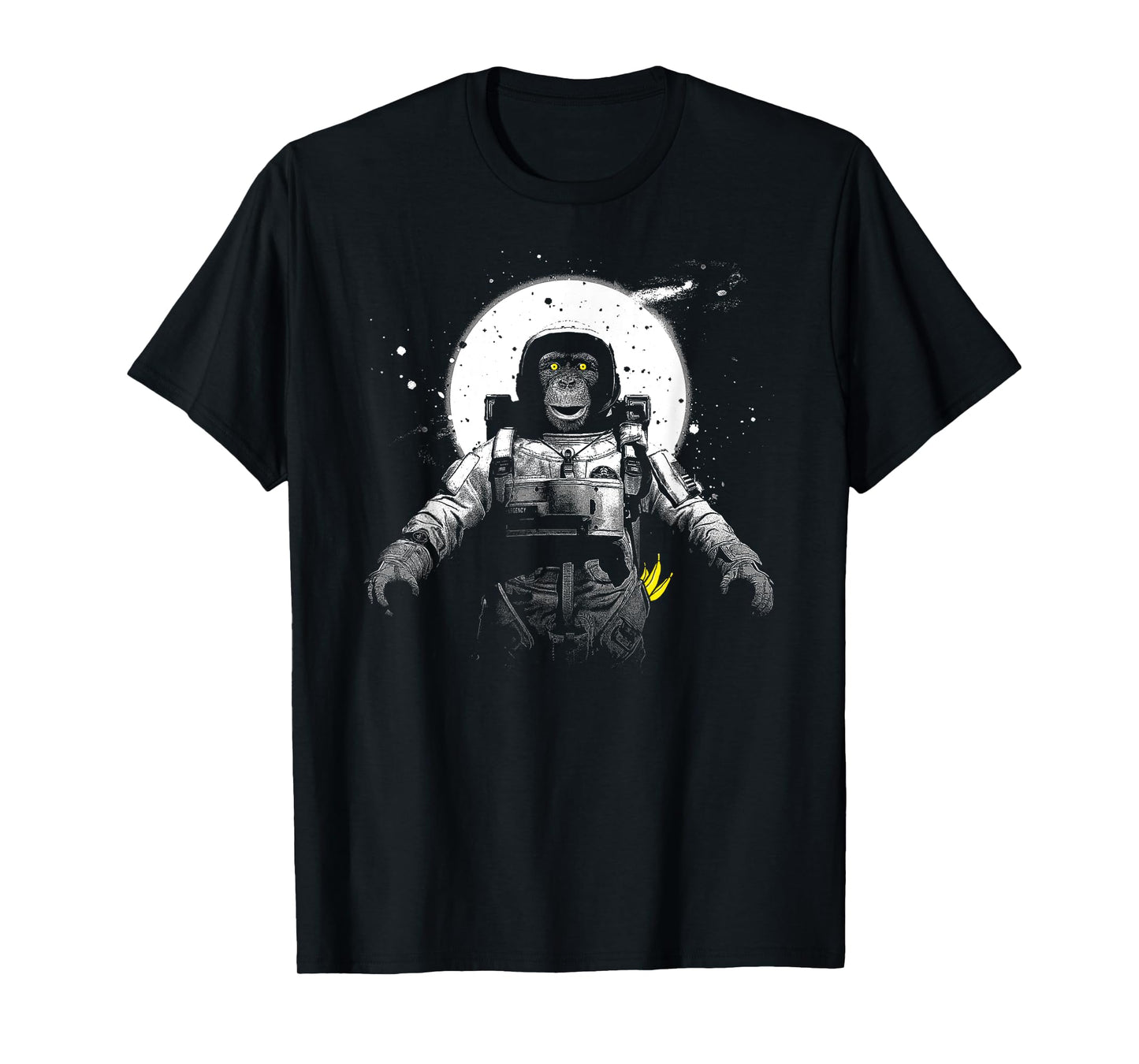 Monkey Astronaut Vintage Space Astronauts Monkeys Tee T-Shirt