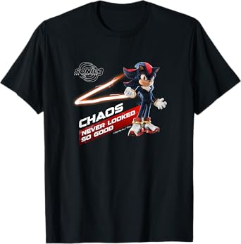 Sonic the Hedgehog 3 - Shadow "Chaos Never Looked So Good" T-Shirt