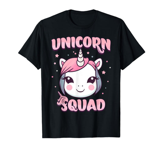 Unicorn Squad for Girls - Rainbow unicorn T-Shirt