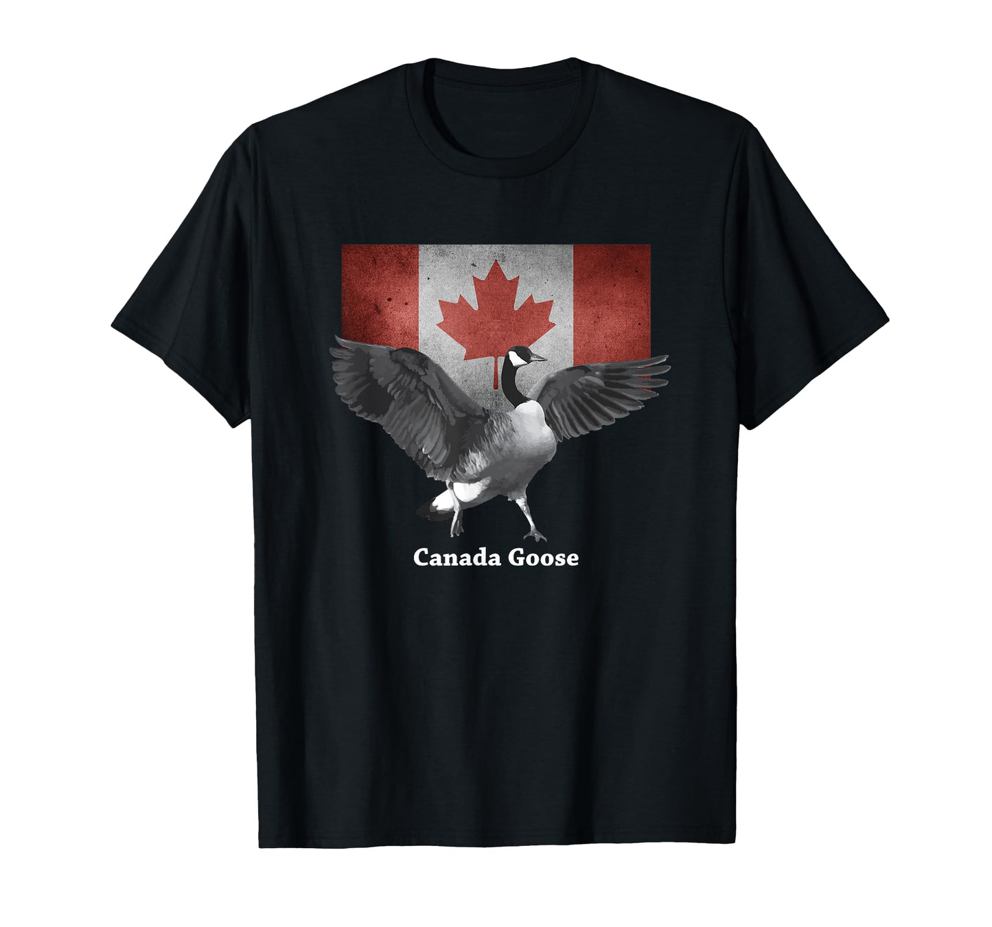 Proud Canadian Flag Canada Goose T-Shirt T-Shirt