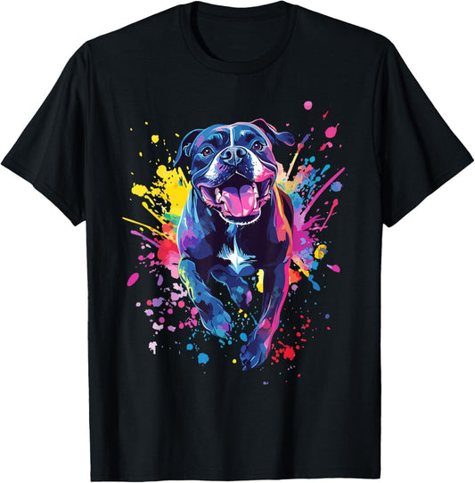 Cane Corso Lover Colorful Splash Art Cane Corso T-Shirt