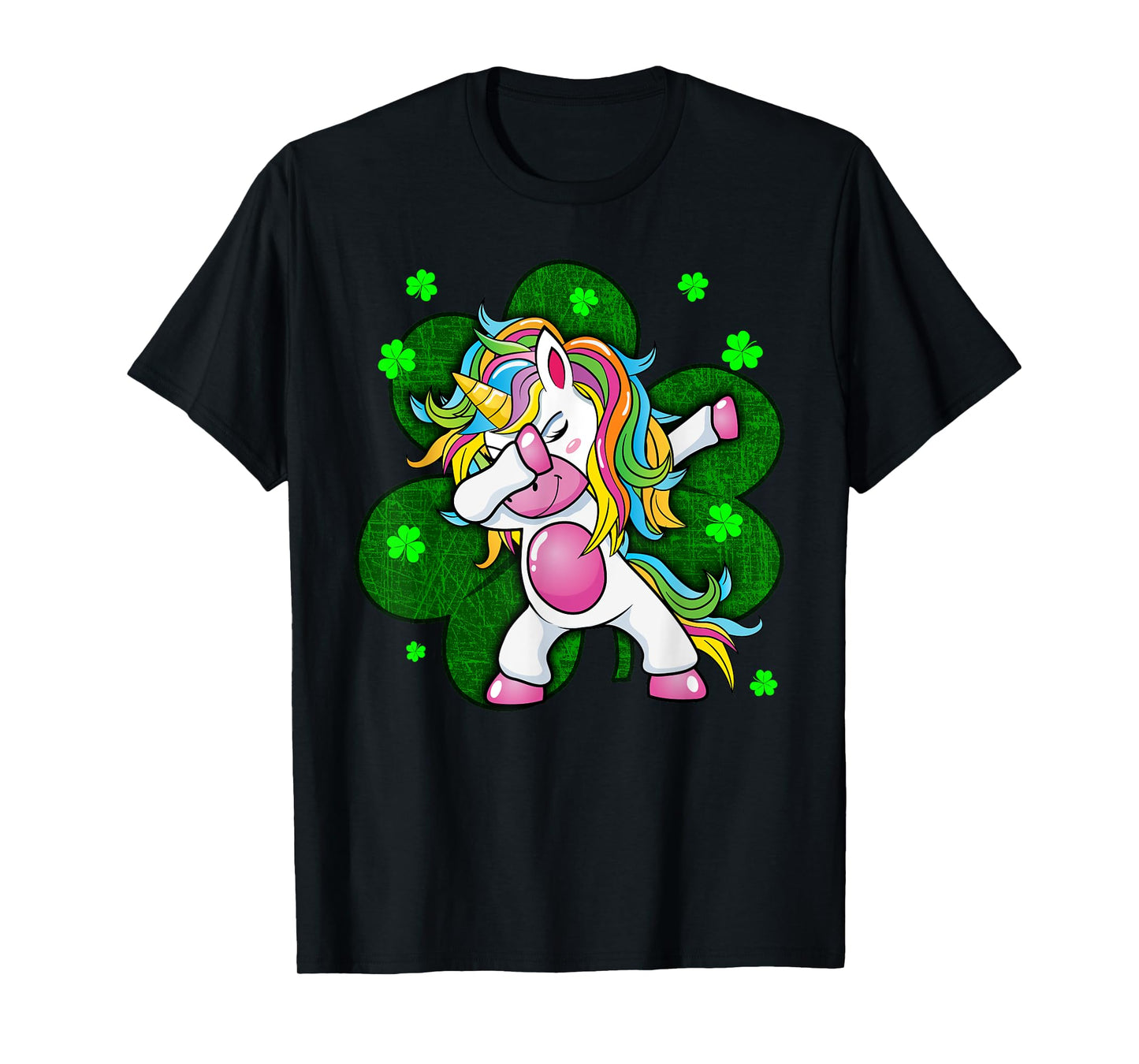 Girls St Patricks Day Outfit - Funny Dabbing Unicorn Women T-Shirt