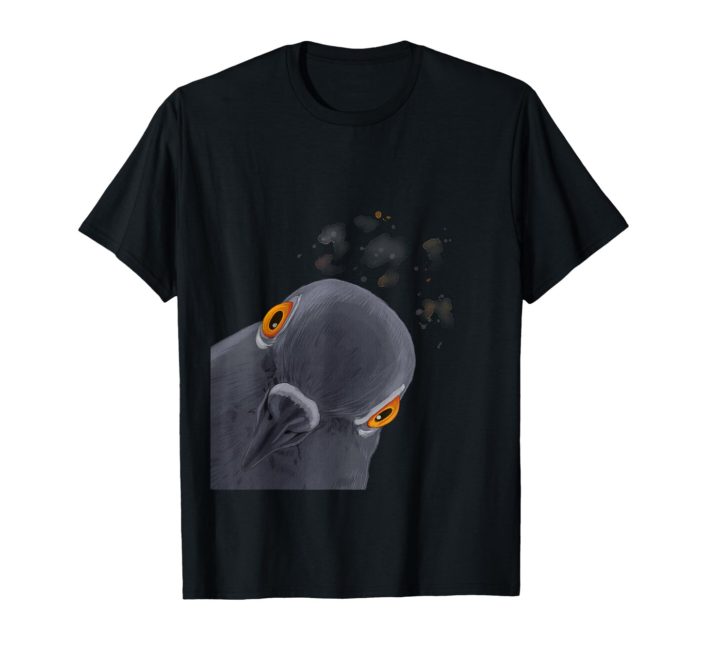 Funny Curious Pigeon T-Shirt