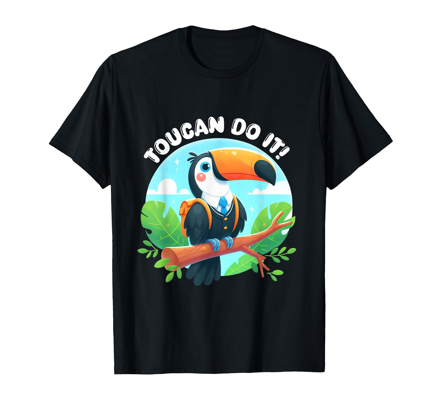 Toucan Dot It Cute Toucan Bird Test Day Test Teacher Student T-Shirt