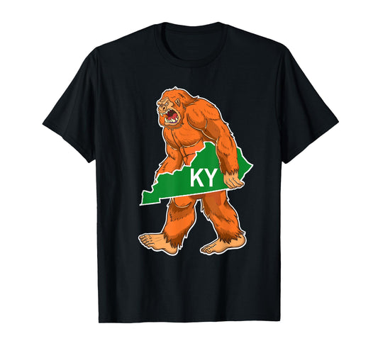 Bigfoot Kentucky Sasquatch State T-Shirt