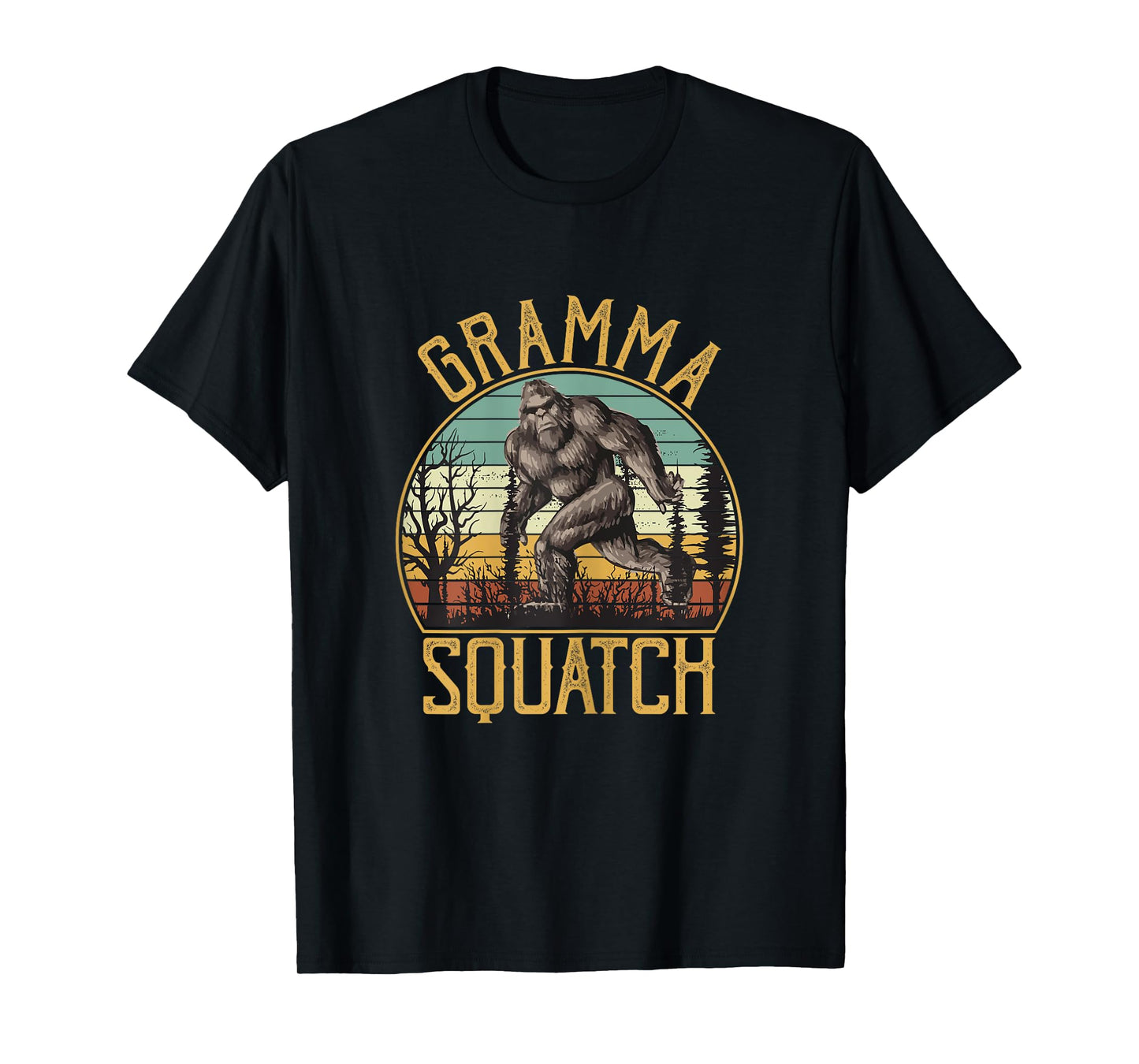 Gramma Squatch Bigfoot Grandma Sasquatch Family Matching T-Shirt