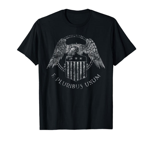 American Patriotic design Eagle Freedom e pluribus unum T-Shirt for Women Kids Men