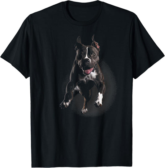 Art Colorful American Staffordshire Terrier T-Shirt