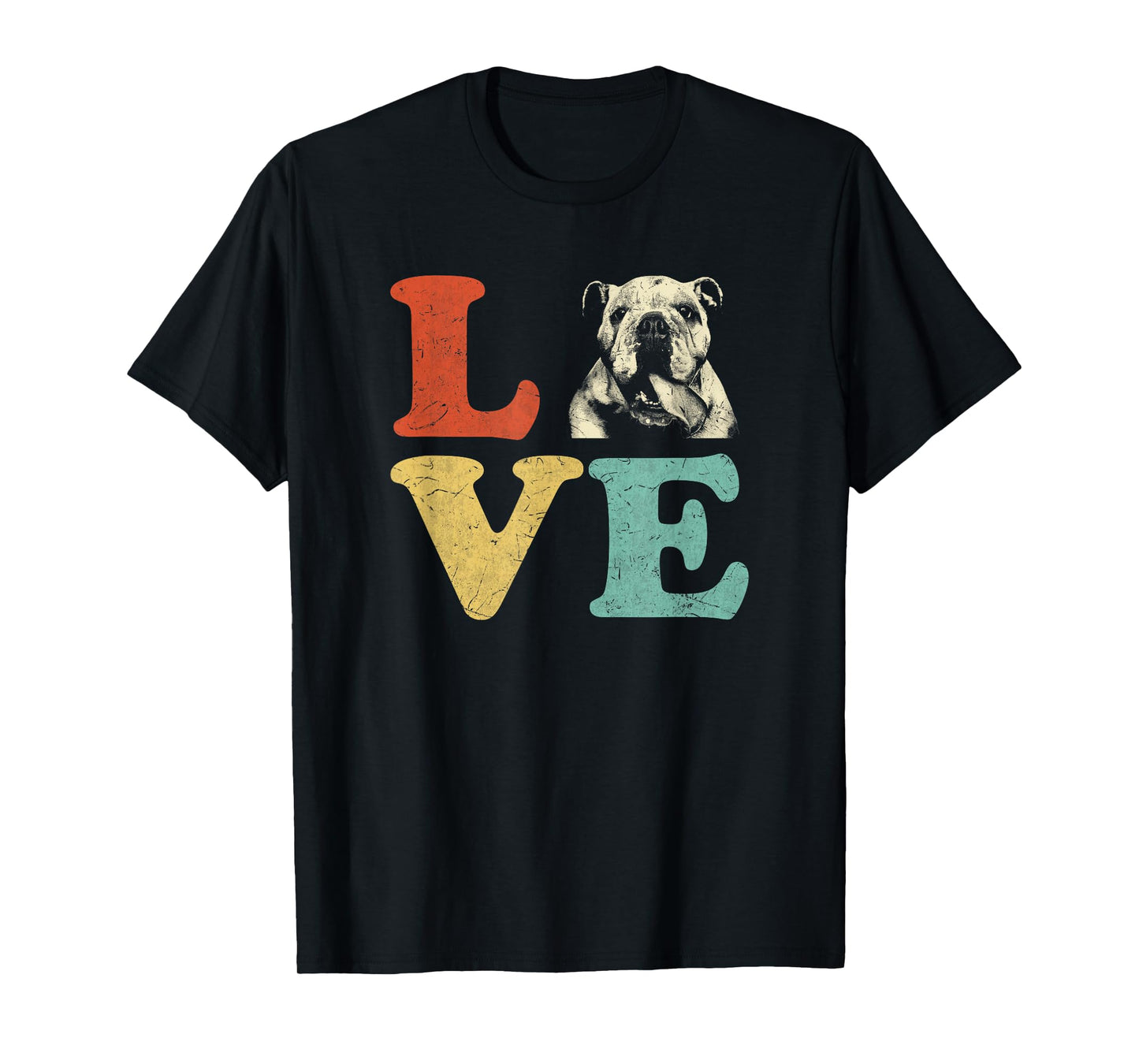 I Love My Bulldog English Bulldog Dog Lovers T-Shirt