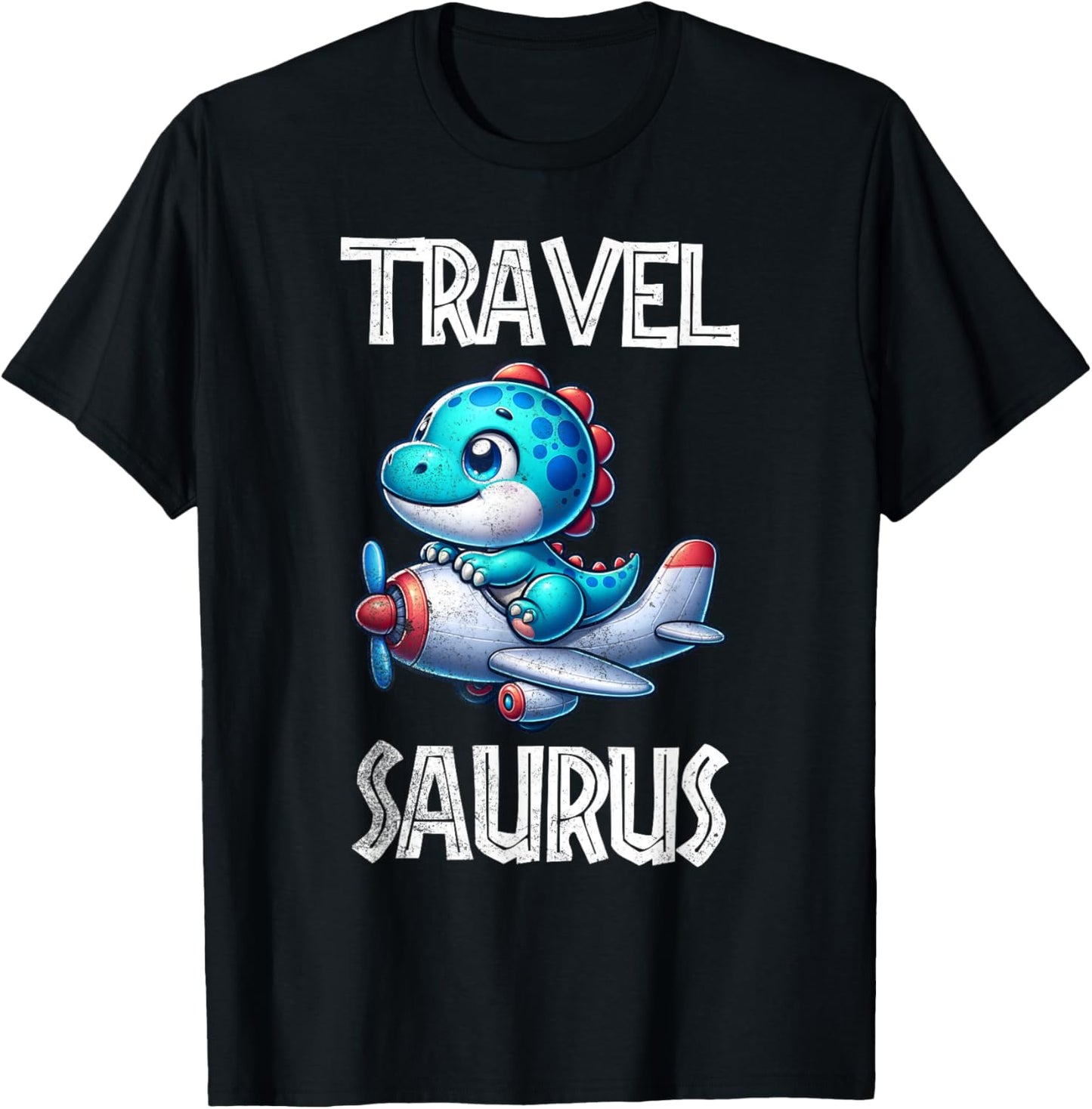Travel Saurus Funny T-Rex T-Shirt