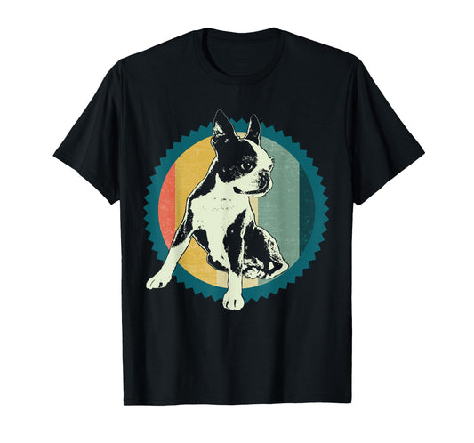 Boston Terrier Boston-Bulldog T-Shirt for Men Women Kids