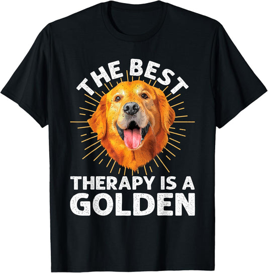 Golden Retriever Design For Men Women Golden Retriever Lover T-Shirt