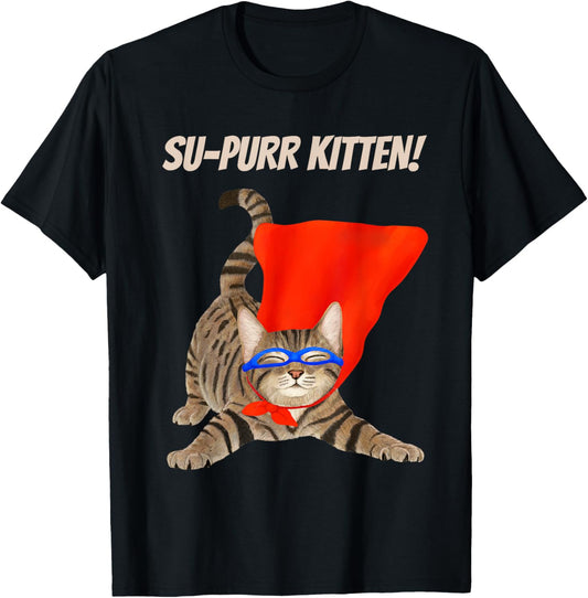 Su-purr kitten - Cute super hero cat T-Shirt