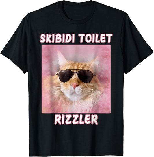 Skibidi Toilet Rizzler Meme Funny Memes Internet Memes GenZ T-Shirt