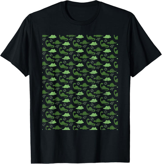 Dinosaur Print Cute Childish ABDL AB/DL Design Print T-Shirt