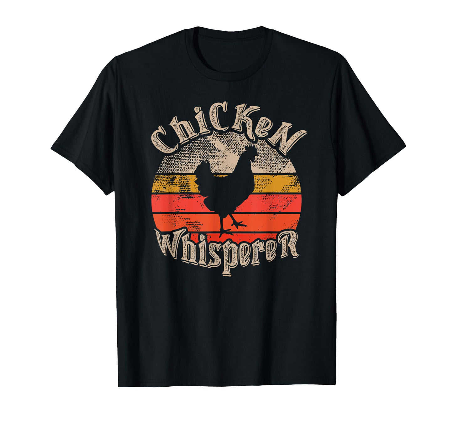 Chicken Whisperer Funny lovers theme vintage sunset cute T-Shirt