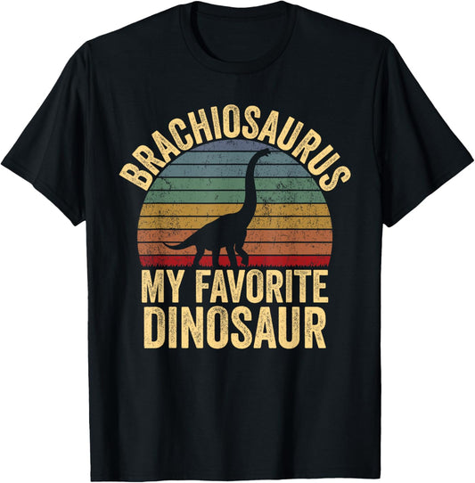 Brachiosaurus Is My Favorite Dinosaur - Dino Lover Kids T-Shirt