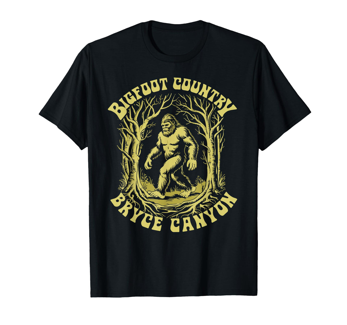 Bryce Canyon Bigfoot Country Retro Sasquatch Lover Classic T-Shirt