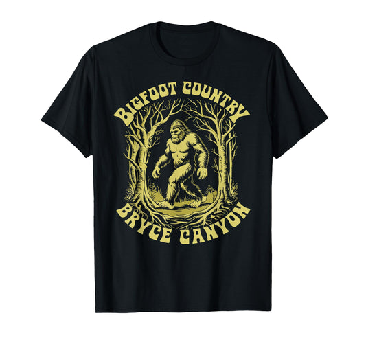 Bryce Canyon Bigfoot Country Retro Sasquatch Lover Classic T-Shirt