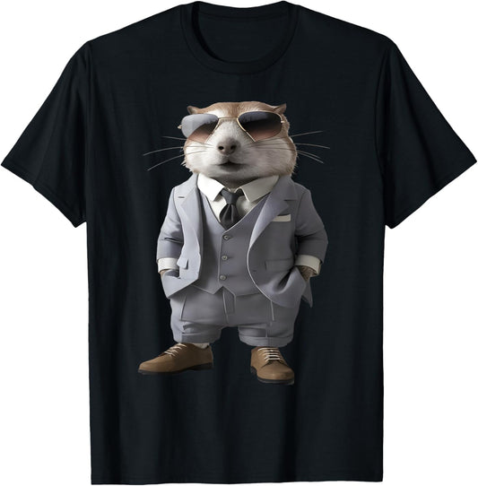 Prairie Dog Men Woman Prairie Dog In Suit Prairie Dog T-Shirt