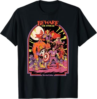 Marvel Zombies Beware the Undead We Don’t Bite Halloween T-Shirt