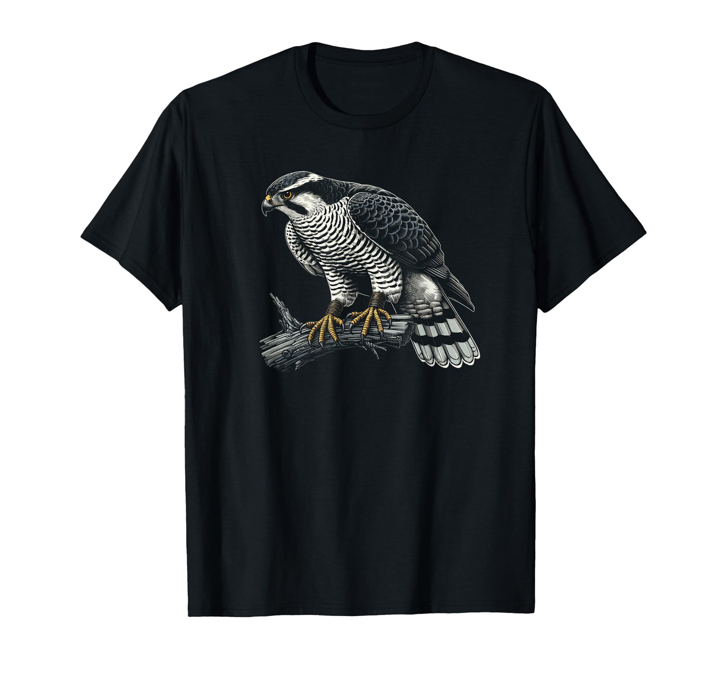 Goshawk, falconer, hunting and bird watching T-Shirt