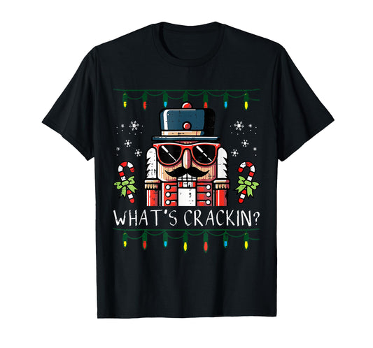 Christmas Nutcracker What's Crackin Men Women Kids T-Shirt