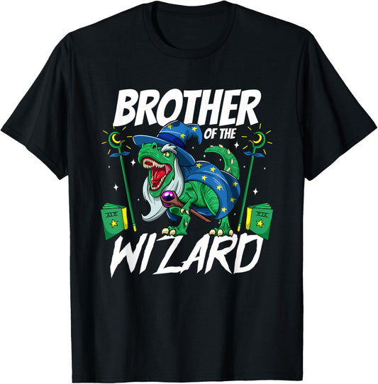 Brother of the birthday wizard family matching T-Shirt