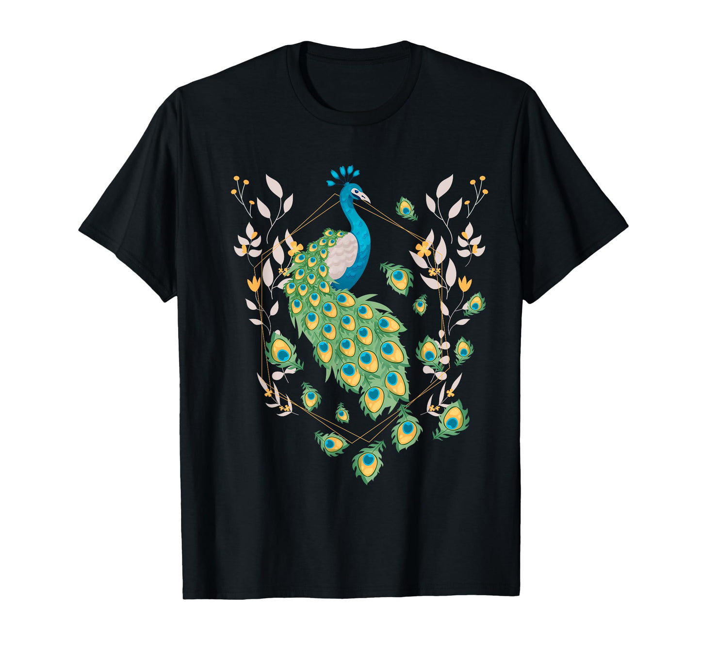 Colorful Peacock T-Shirt