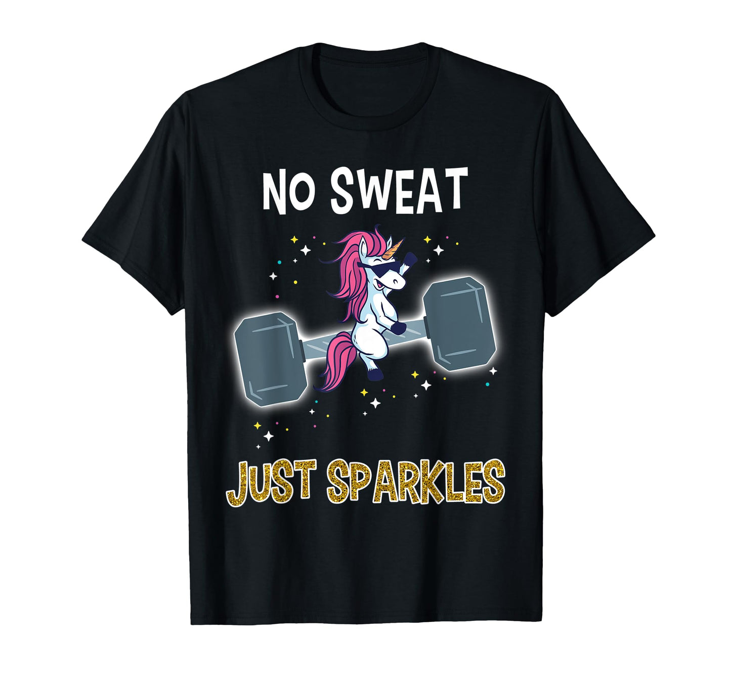 Unicorn Dumbbell Shirt Funny Unicorn Workout TShirt Gift