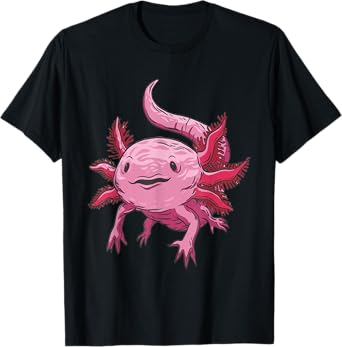 Realistic pink axolotl T-Shirt