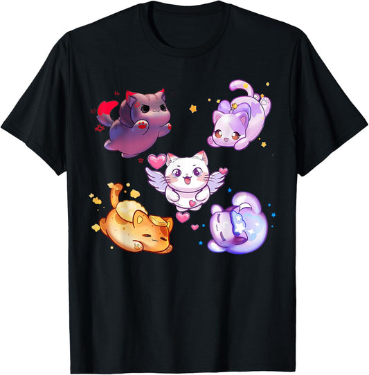 Meemeow Cats Plush T-Shirt