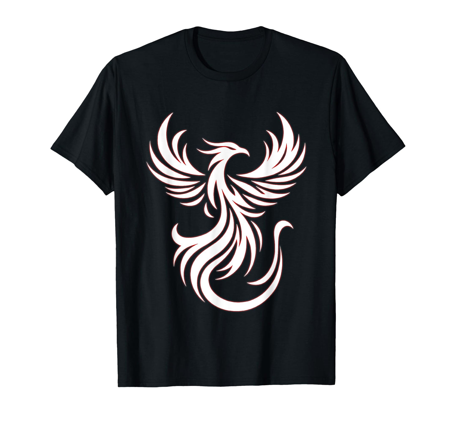Classic Phoenix Bird Fantasy Phoenix Flame Artwork Firebird T-Shirt
