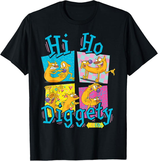 Hi Ho Diggety Retro Box Up T-Shirt