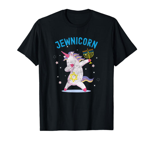 Jewnicorn Unicorn, Funny Happy Hanukkah T-Shirt