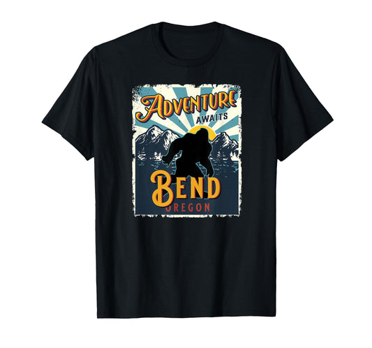 Bend Oregon USA Sasquatch Big Foot Bigfoot Souvenir T-Shirt