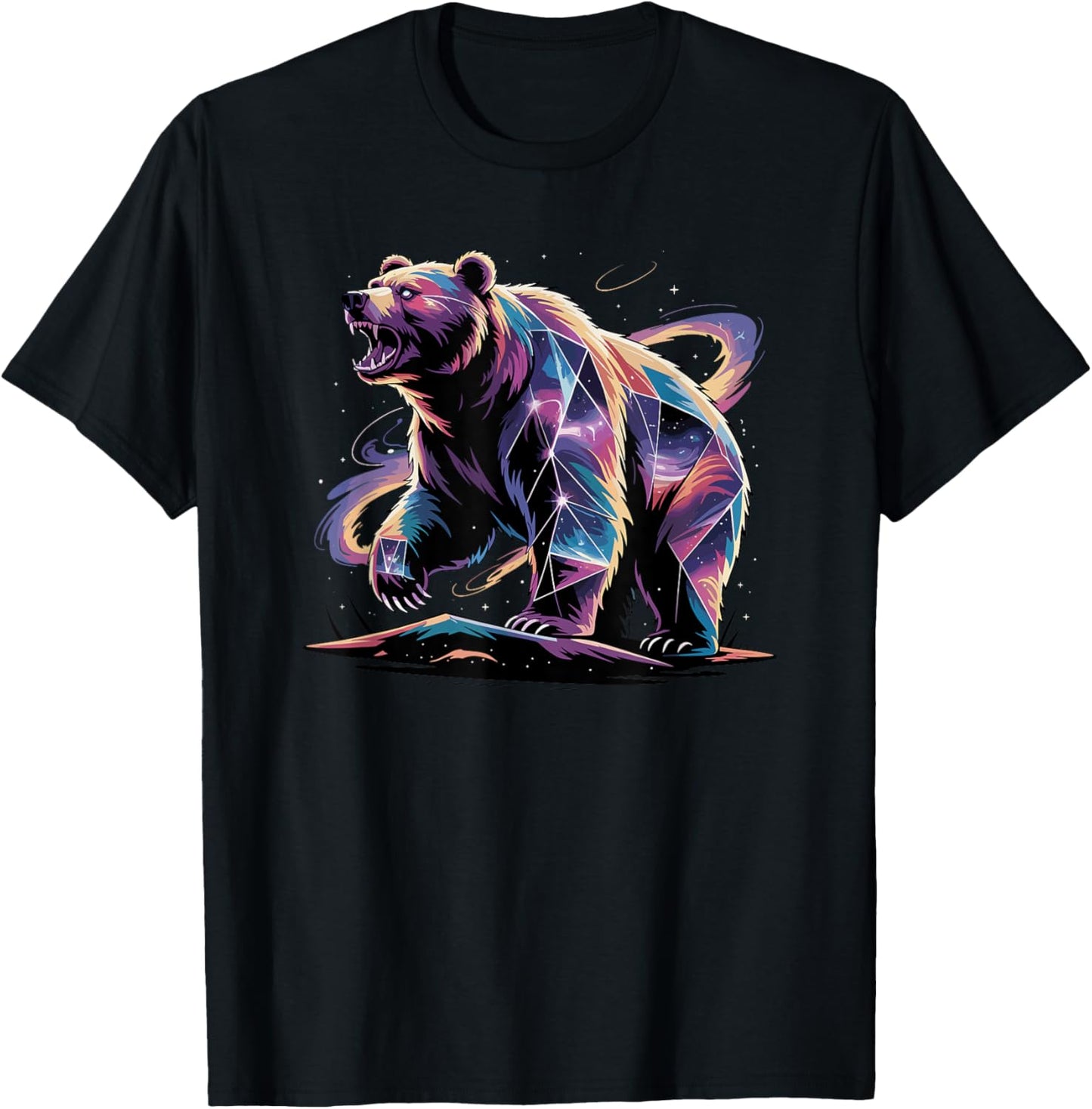 Abstract Art Grizzly Bear Bears T-Shirt