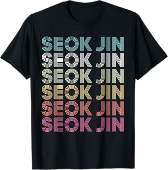 Retro Seok Jin Vintage First Name For Men Women T-Shirt