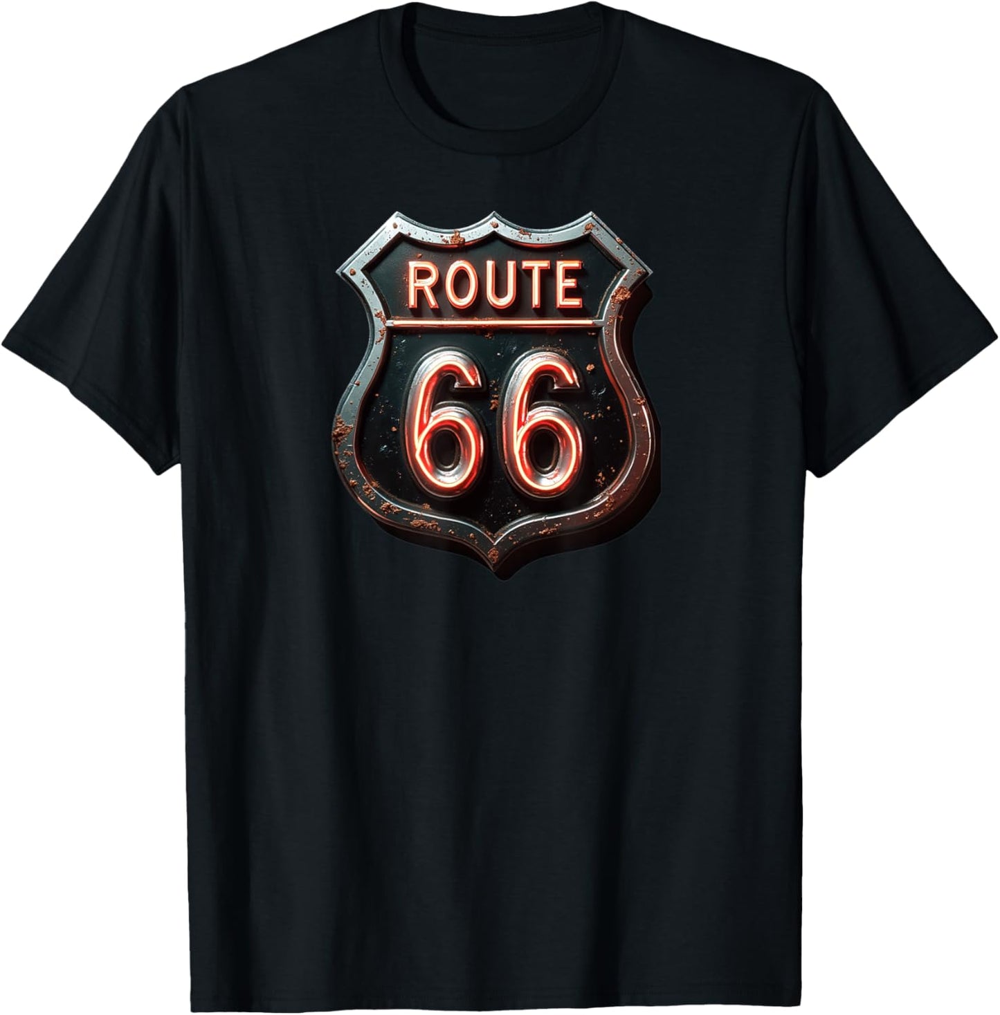 Retro Route 66 Road Trip Vintage Adventure T-Shirt