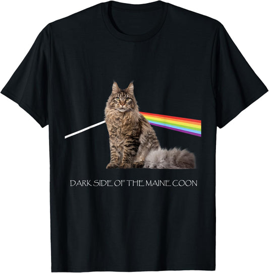 Dark Side Of The Maine Coon Cat Lover T-shirt T-Shirt