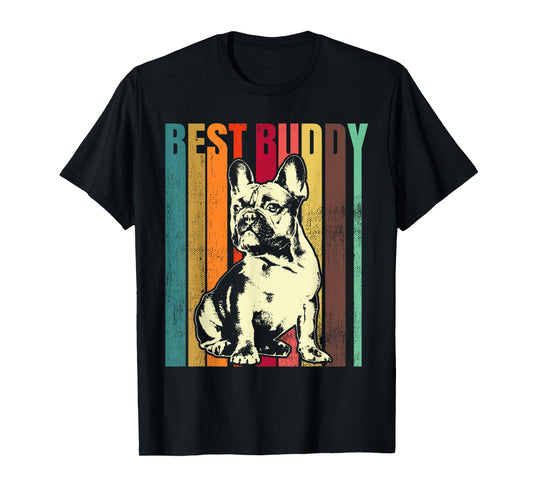 99 Gifts French Bulldog Frenchie Dog Unisex-Adults T-Shirt Black Small Crew Neck Short Sleeve