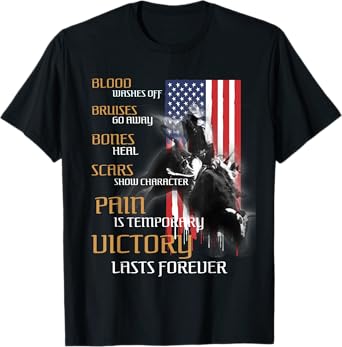 Texas Rider America Western Bull Riding for Men T-Shirt