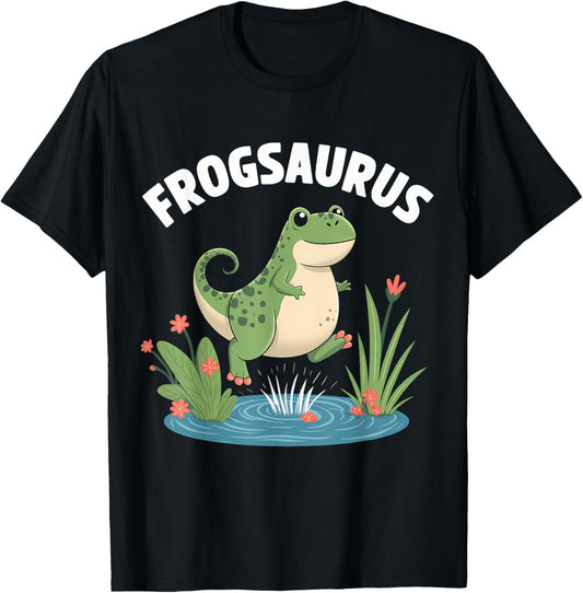 Frog Dinosaur Toad T-Rex Dino Funny Frog T-Shirt