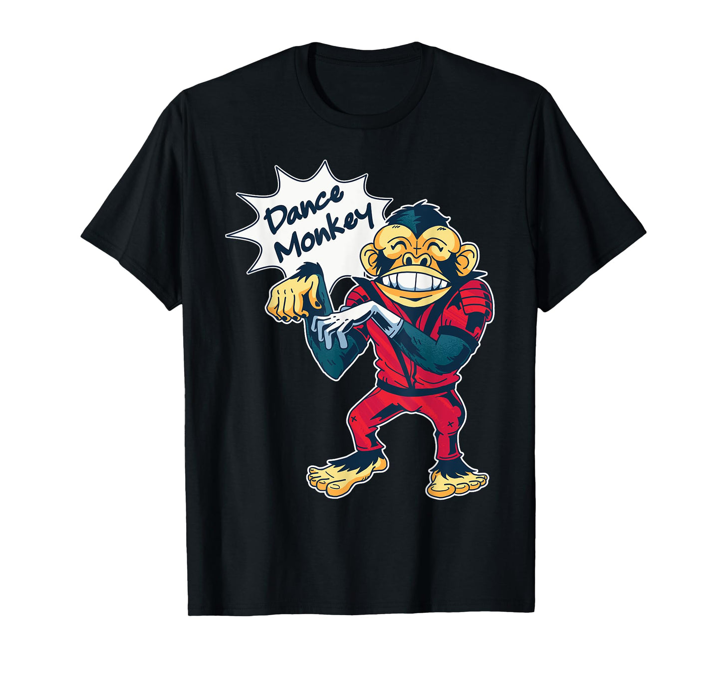 Funny Dance Monkey Music Dancing 90s T-Shirt