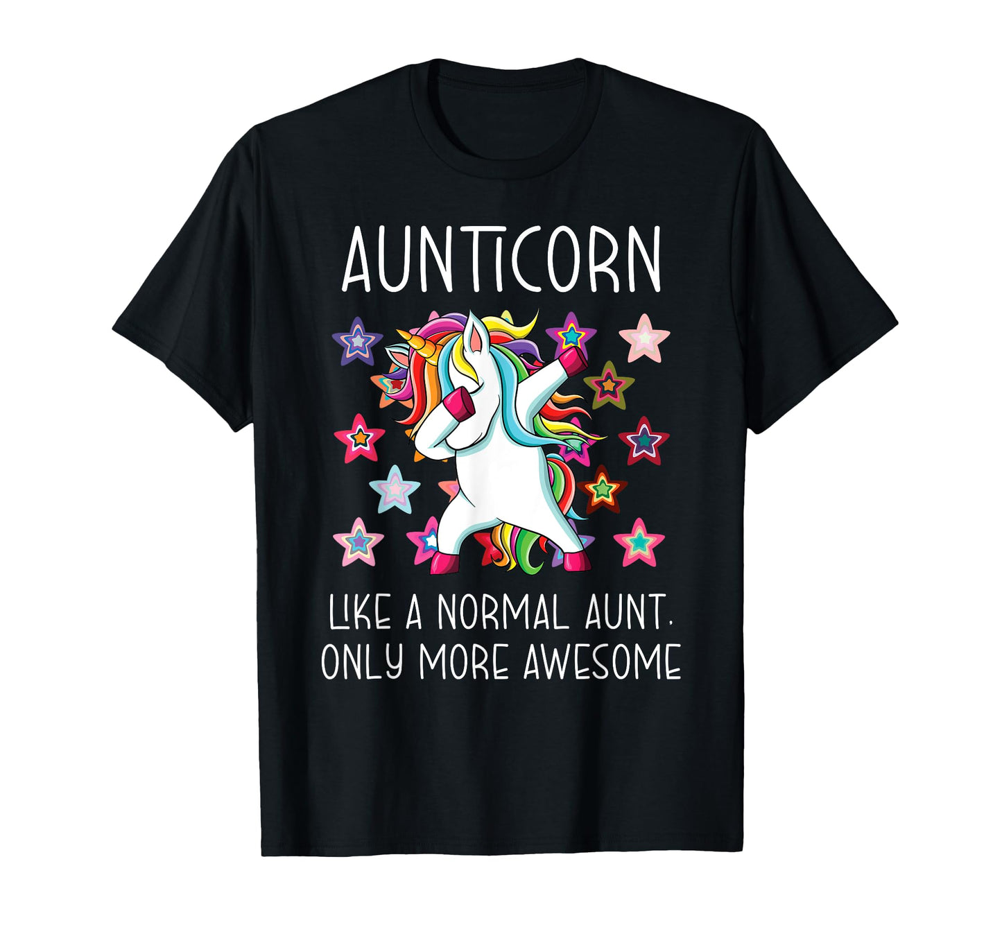 Aunticorn Like An Aunt Only Awesome Dabbing Unicorn T-Shirt