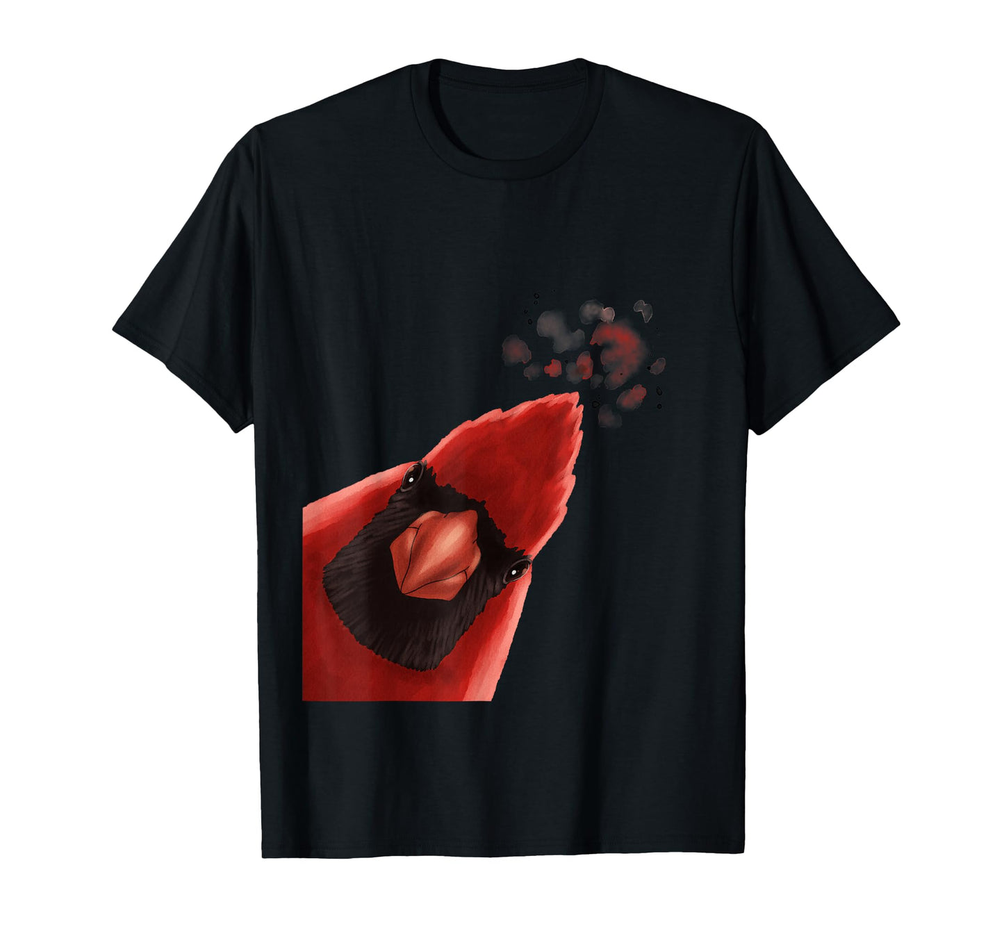 Funny Curious Cardinal Bird T-Shirt